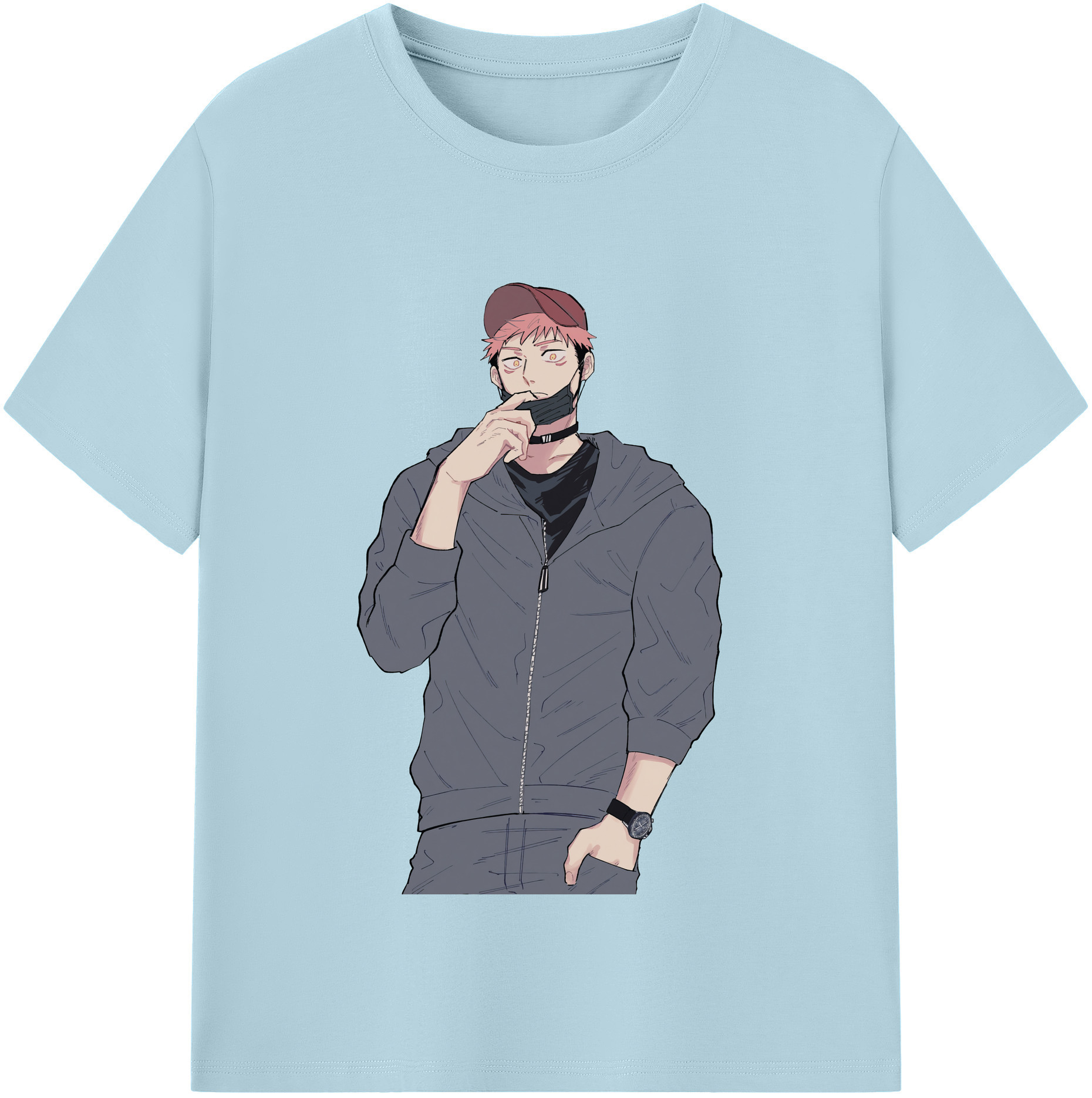 （画像用） 呪術廻戦 Jujutsu Kaisen 綿100％半袖Tシャツ（フロントプリント）